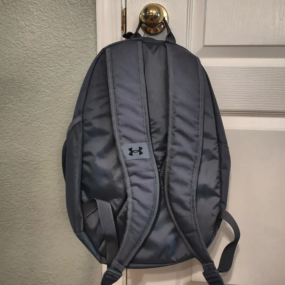 Under Armour Gray Black Hustle Lite Backpack 